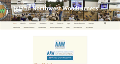 Desktop Screenshot of inwwoodturners.com